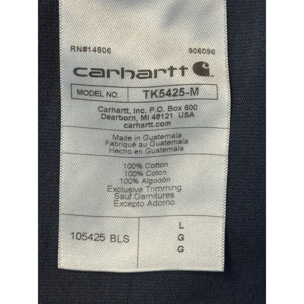 Carhartt 1889 Large Graphic Long Sleeve T-shirt  Fall 2022 Size L Gray - Picture 7 of 8